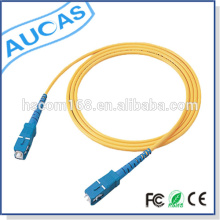 China Factory 0.9mm, 2.0mm, 3.0mm optional Faser Patchkabel SC PC-SC PC Optische Faser Patchkabel Kabel für Fasersystem